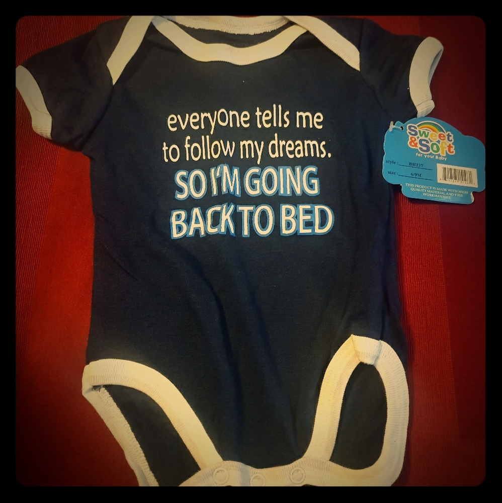 Navy Blue Onsie NWT